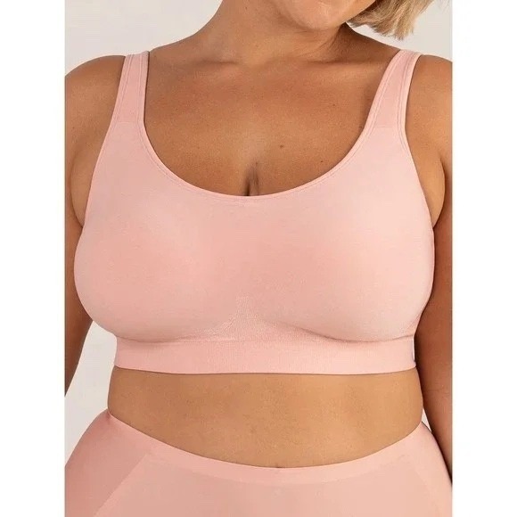 Shapermint Other - Shapermint Essentials Everyday Comfort Straps Wireless Shaping Bra Rose Tan XL